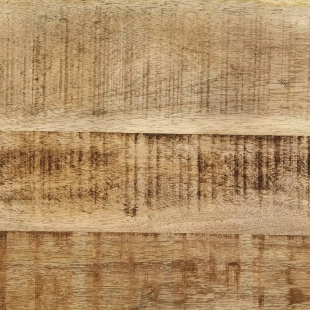 tömör nyers mangófa dohányzóasztal 110 x 55 x 40 cm