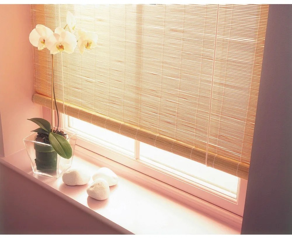 Natúr színű bambusz roló 90x240 cm – Gardinia