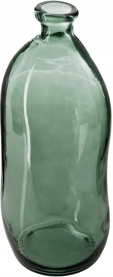 Üveg Váza Dame J zöld 51cm Újrahasznosított