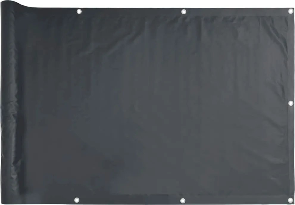 vidaXL antracitszürke oxford-szövet erkélyparaván 75 x 300 cm