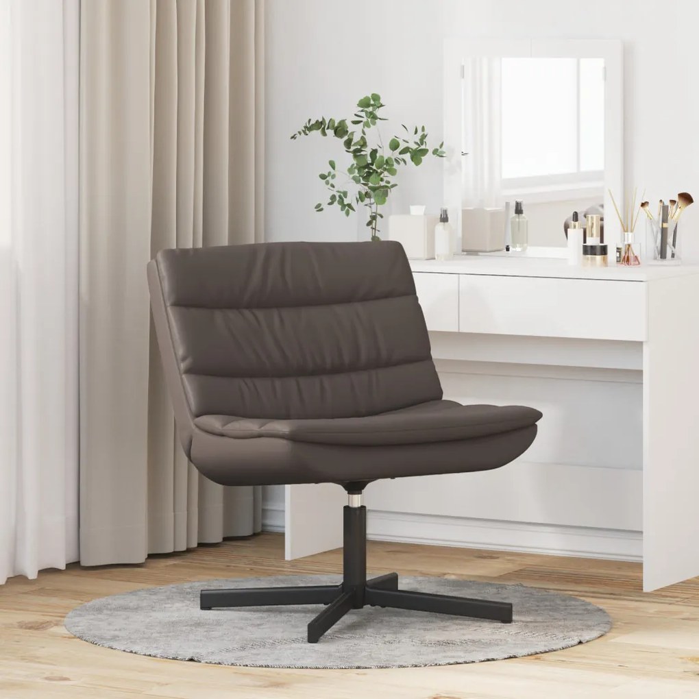 Forgószék Csokoládébarna Műbőr Közepes Ergonomikus Forgószék