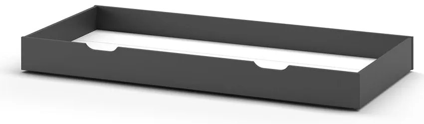 Antracitszürke gyerekágy alatti fiók 90x200 cm DALLAS – Vipack