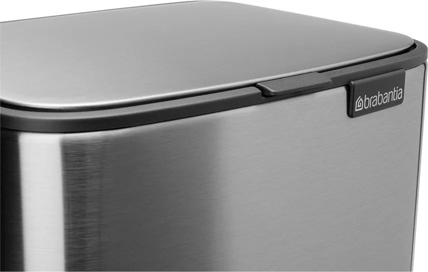 Matt ezüstszínű acél pedálos szemetes 7 l Bo – Brabantia