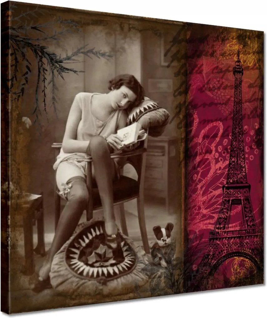 Vászonkép 30x30 Kilátás Párizsból