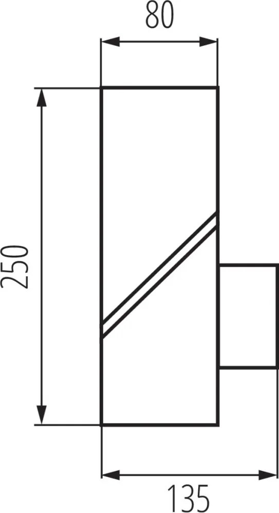 KANLUX 36548 LAVEN Modern Kültéri Fali Lámpa IP65