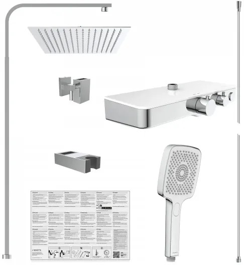Schütte 60530 - OCEAN termosztátos zuhanyszett, fényes króm