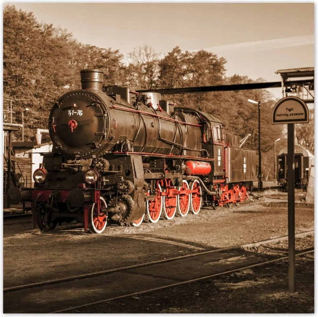 Poszterek 100x100 Gőzmozdony Ty1-76