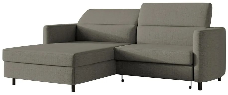 Sarokkanapé Buchu (B) (sötétszürke + fekete). 1099798