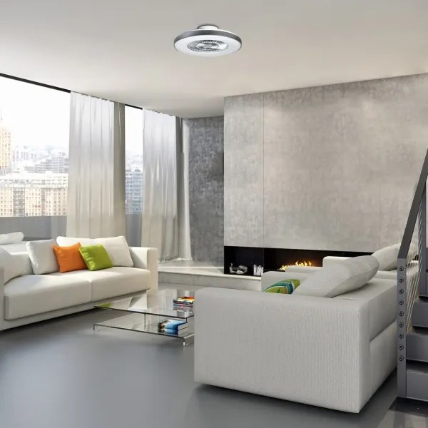 Rabalux - LED Dimmelhető mennyezeti lámpa ventilátorral LED/40W/230V + távirányító