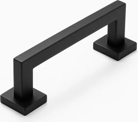 Modern bútorfogantyú 37 cm – matt fekete, minimalista, strapabíró