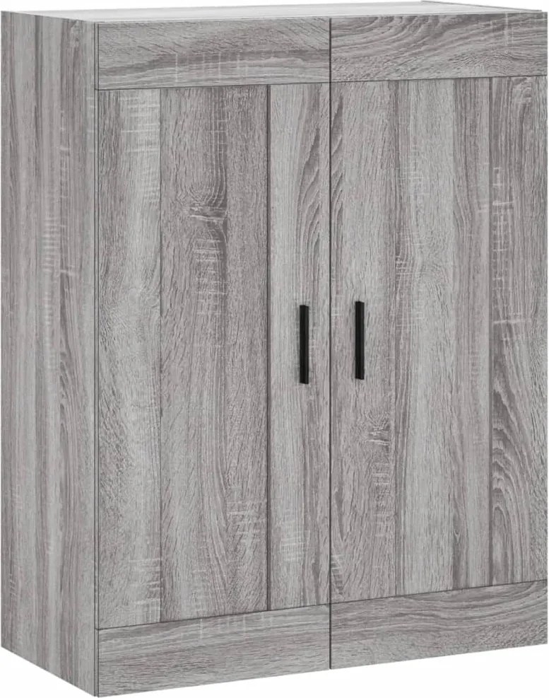 vidaXL szürke sonoma szerelt fa fali szekrény 69,5 x 34 x 90 cm