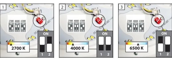 APLED - LED Fürdőszobai lámpa érzékelővel LENS LED/16W/230V IP44 2700-6500K