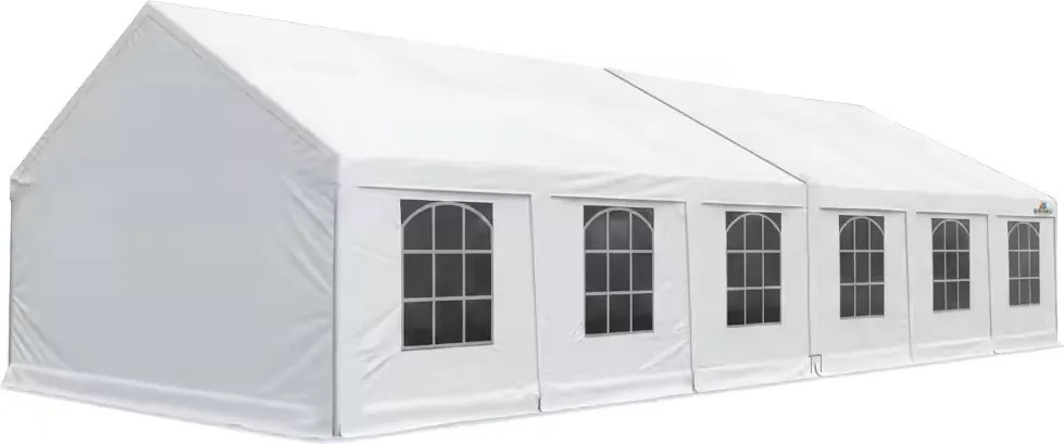 Party esküvői sátor 6x12 m – Luxusos és stabil (260 kg) -  -