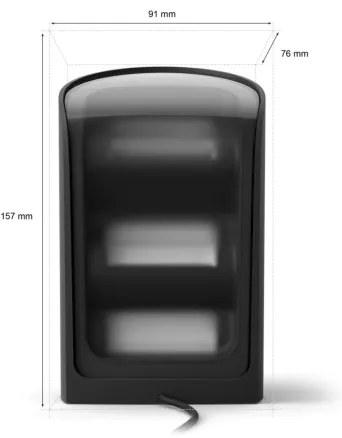 Philips - LED RGBW fényerőszabályozható lámpatest Hue PLAY LED/20W/230V 2000–6500K fekete