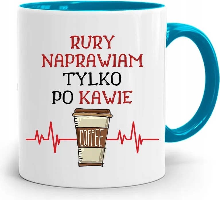 Kék Bögre Ajándék Vízvezeték Szerelőnek Csak Után