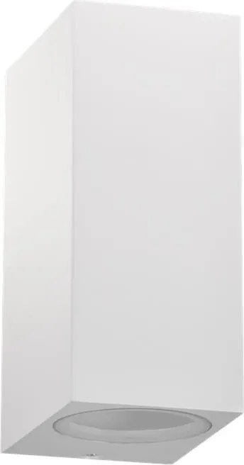 Boston kültéri homlokzati kerti fali lámpa 2xGU10 IP44 fehér Goldlux