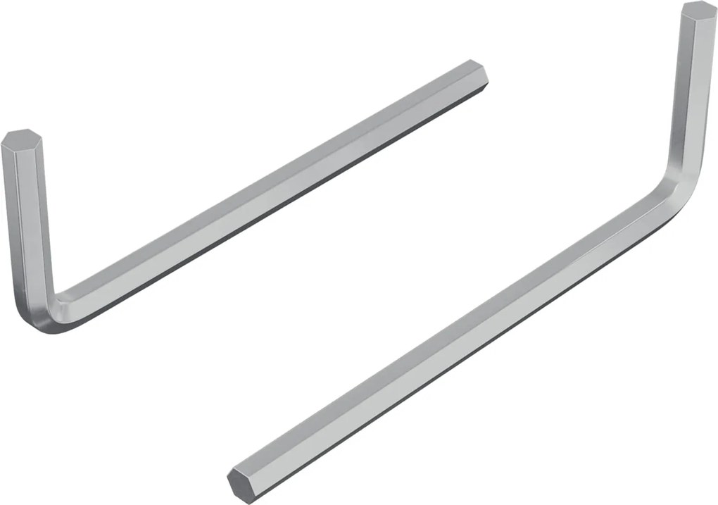vidaXL Hatos Kulcs 2 pcs Ezüst 32 x 86 mm Acél