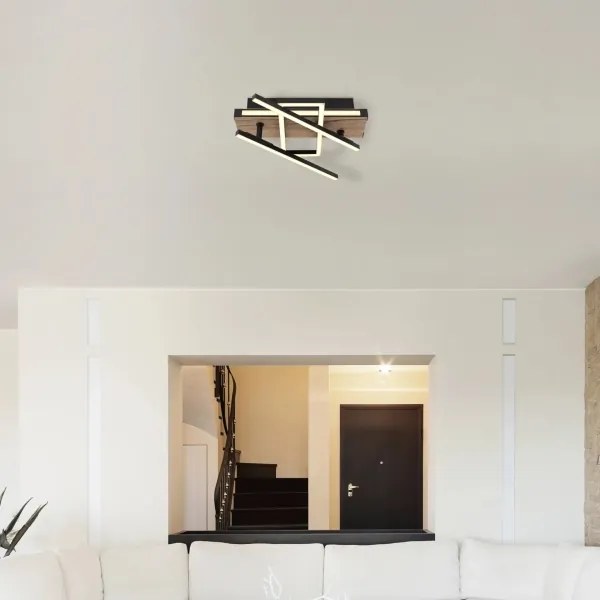 Globo 67299D2 - COLLI LED mennyezeti lámpatest LED/30W/230V barna/fekete