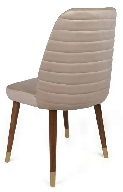 Hugo Cream and Walnut étkezőszék-készlet, 2 db