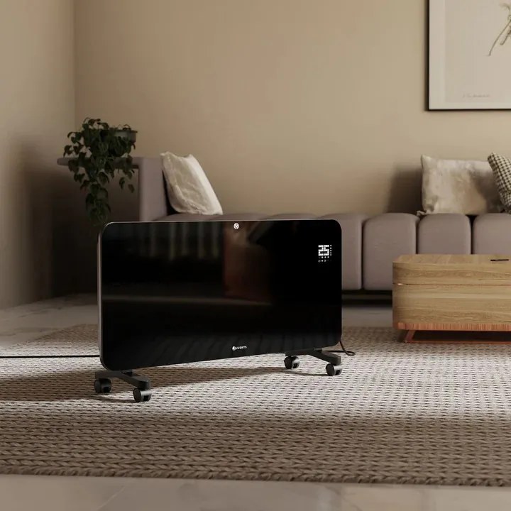 Juskys 2000W elektromos hősugárzó – fekete