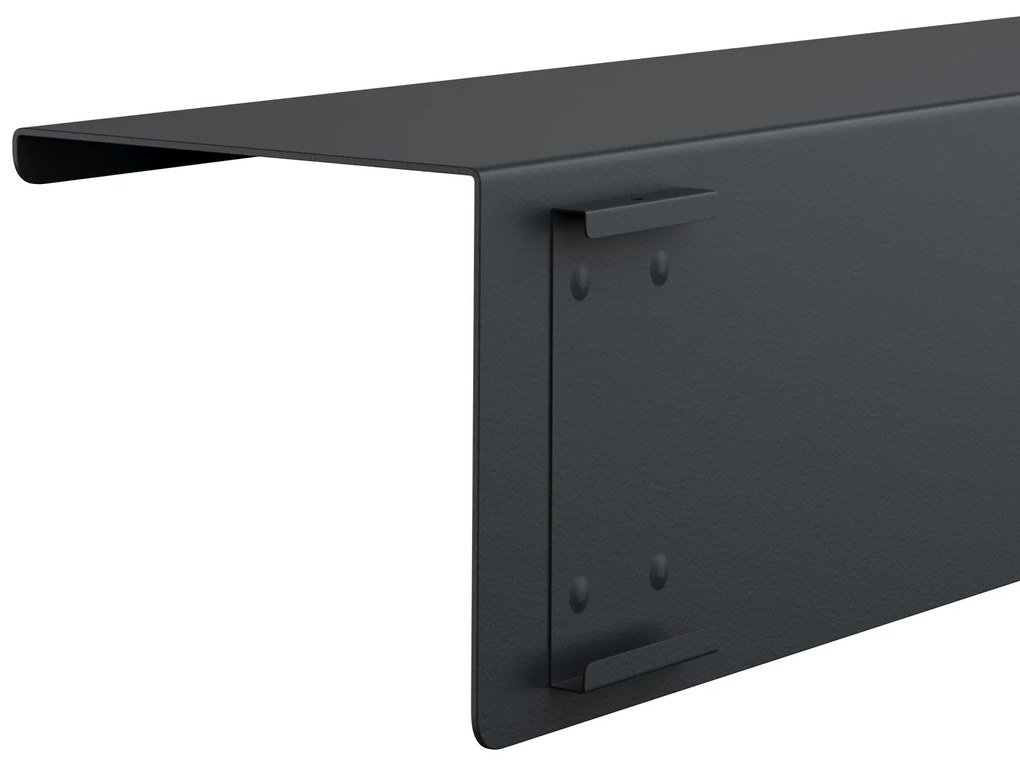 Fali polc JOANNE 700 mm, antracitszürke