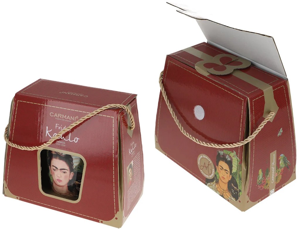 Porcelán bögre díszdobozban 380 ml Frida Kahlo