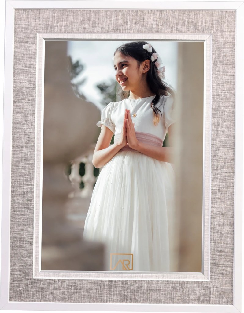 Képkeret 15x21 Velvet Grey Esküvői áldozáshoz