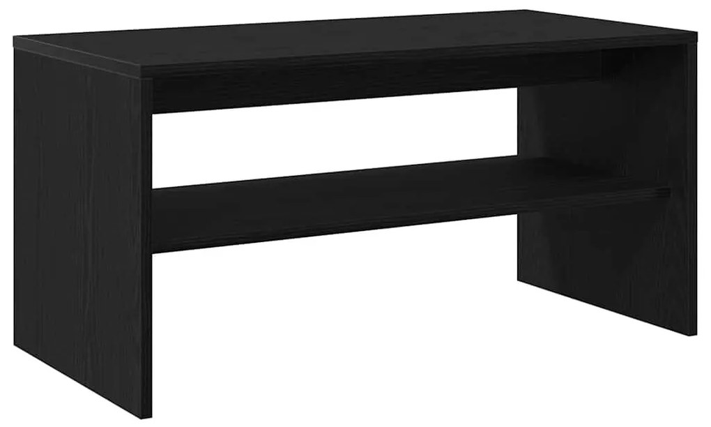 fekete tölgy színű szerelt fa TV-szekrény 80 x 40 x 40 cm