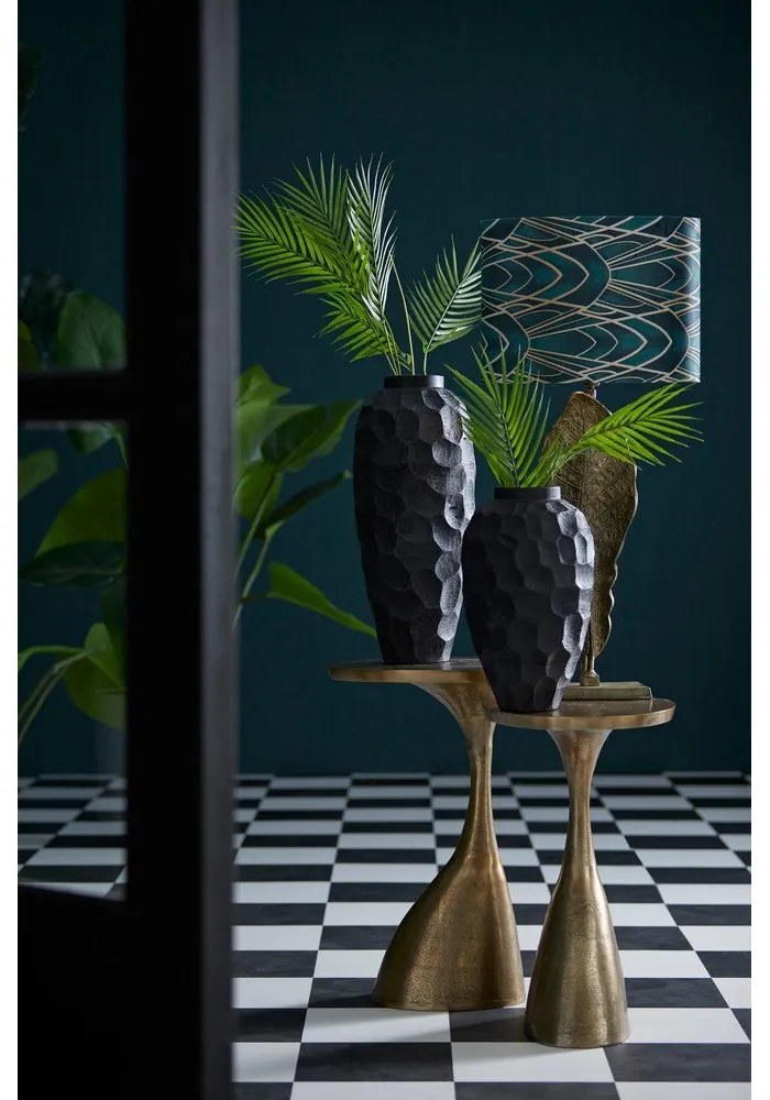 Kerek fém tárolóasztal 33x40 cm Macau - Light &amp; Living