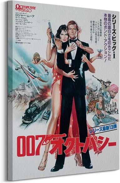 Vászonkép James Bond (Octopussy Foreign Language) 60x80cm WDC99478