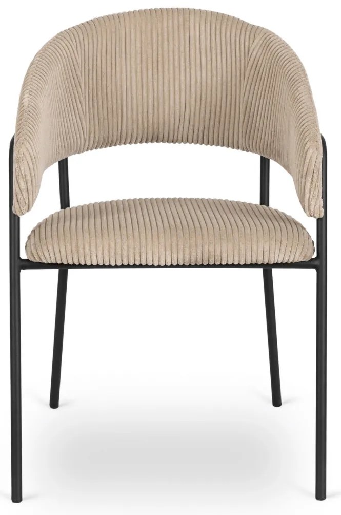 Bézs Kordbársony Étkezőszék TINKA
