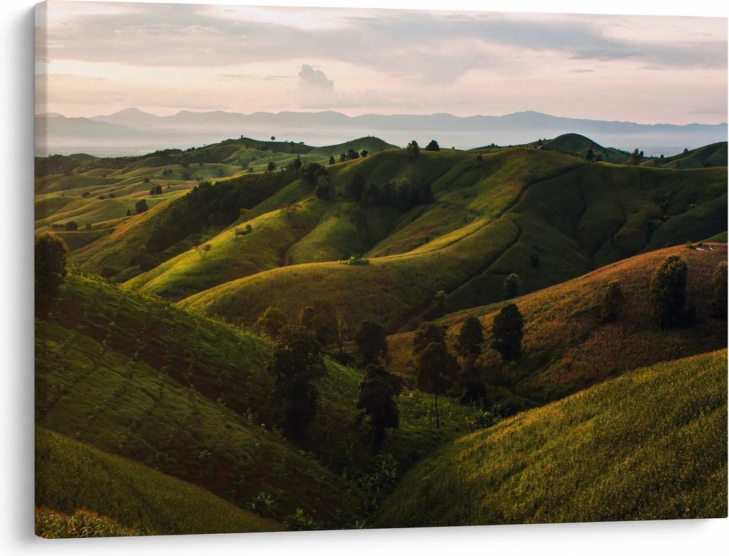 Kép - Kilátás a thai hegyekre (70x50 cm)