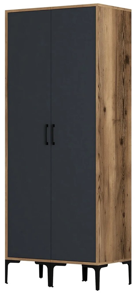 Ruhásszekrény Kiara SS (dió + antracit). 1088398