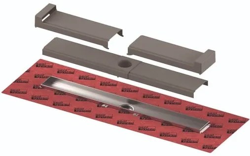 TECE Drainline-Evo zuhanykád 90 cm rozsdamentes acél 600902