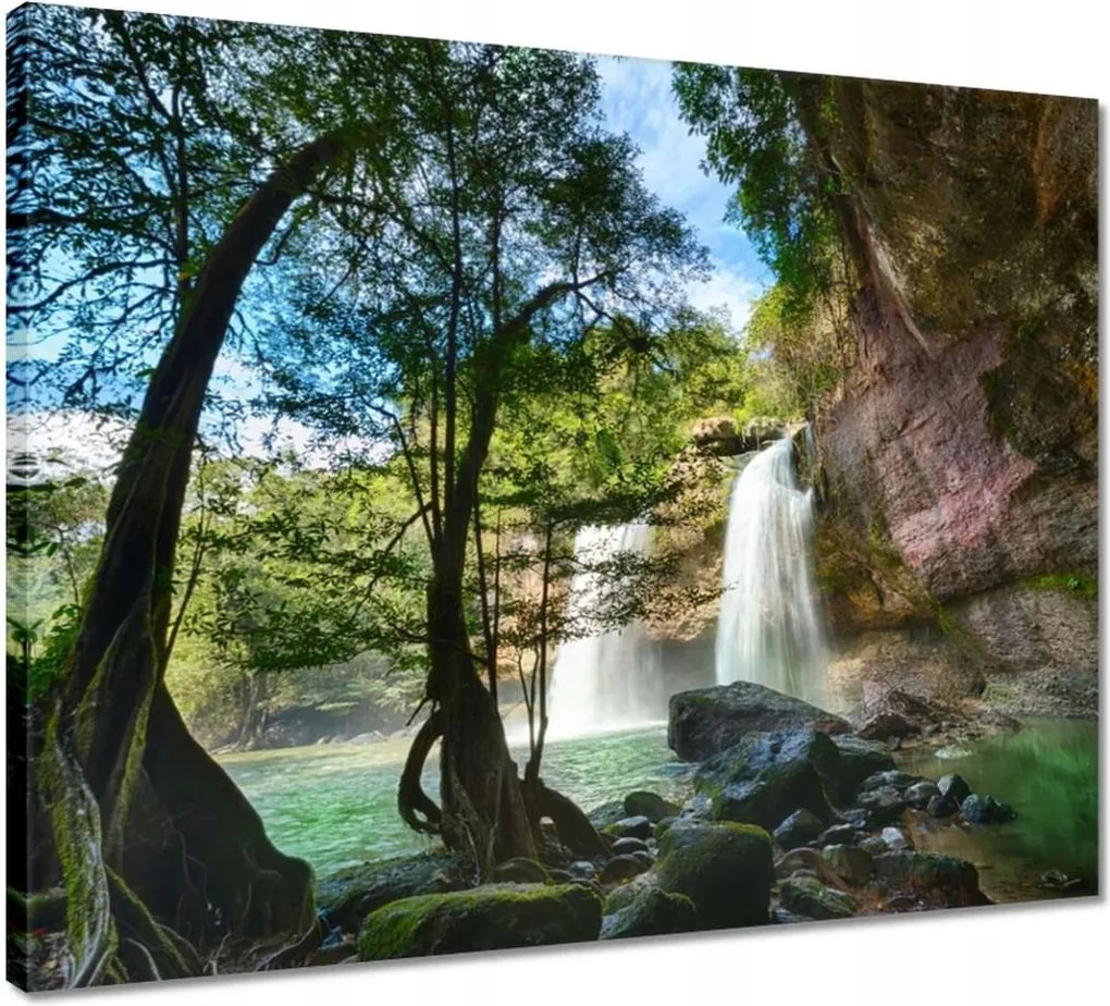 Vászonkép 50x40 Kaszkád vízesés