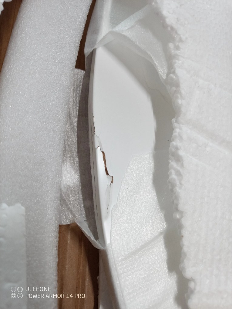 AKCIÓ Fehér étkezőasztal OSLO 90x90 II. osztály