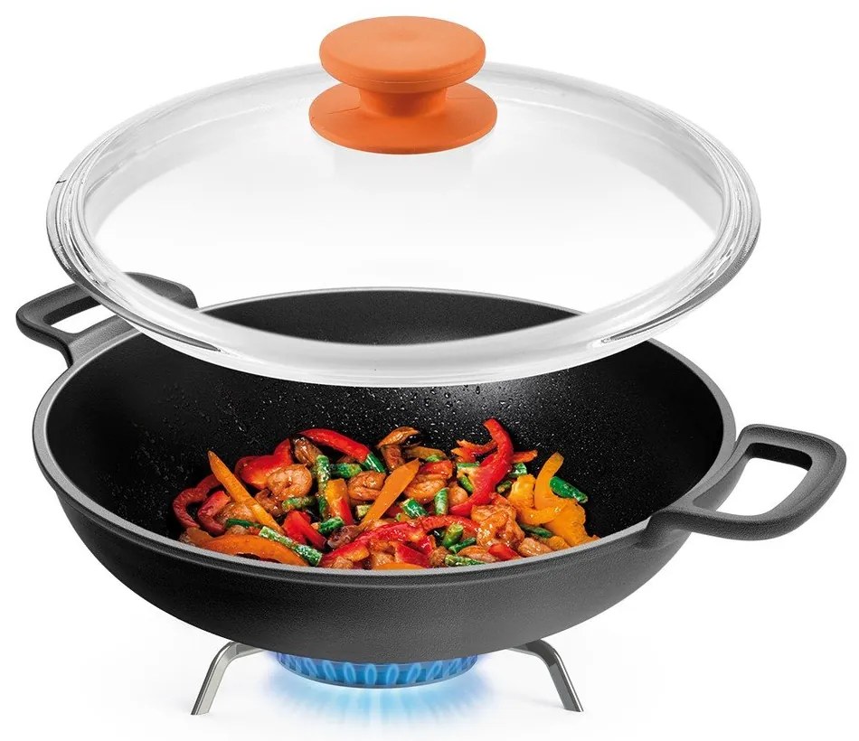 Öntöttvas wok serpenyő ø 30 cm Massive – Tescoma