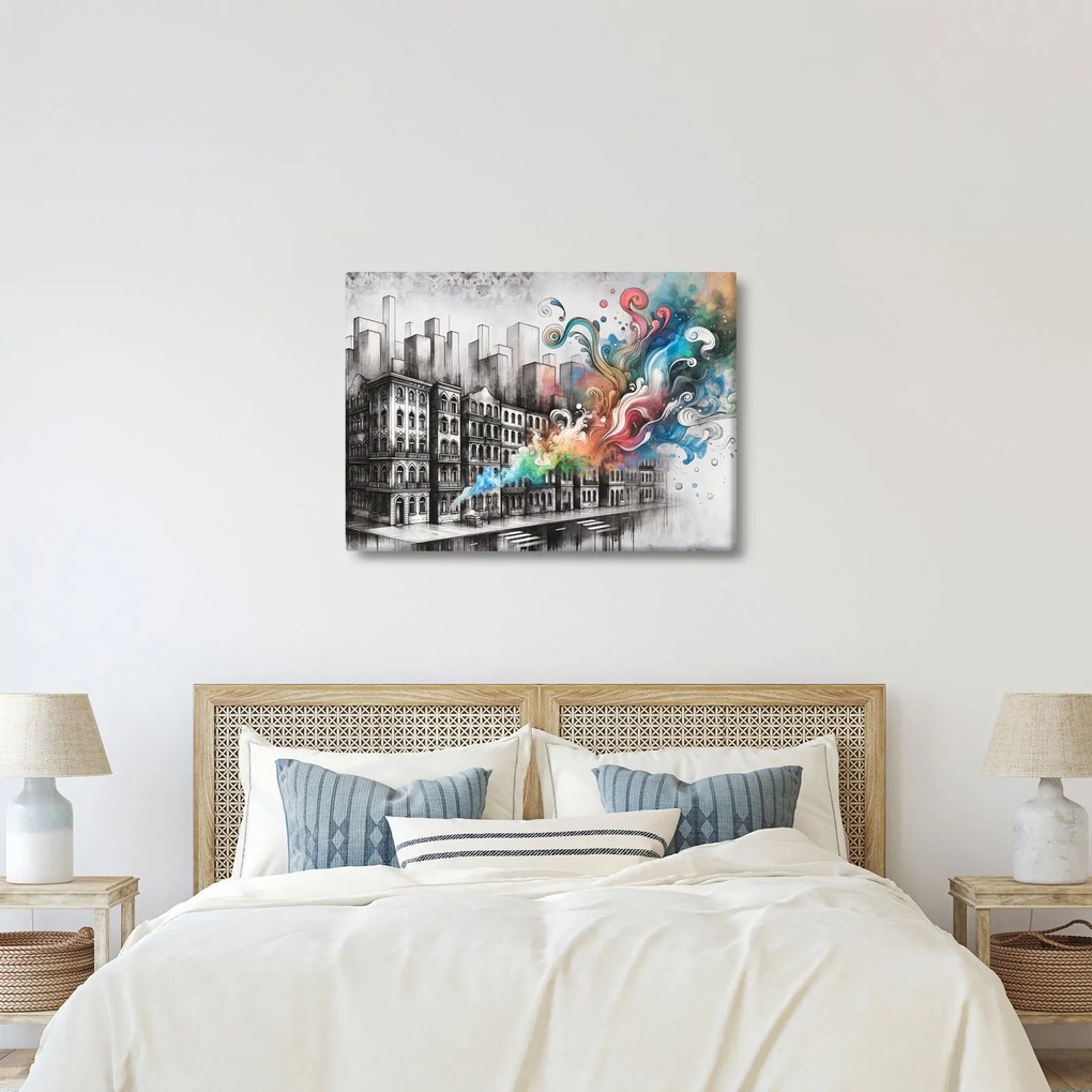 Kép - Ipari élet (70x50 cm)