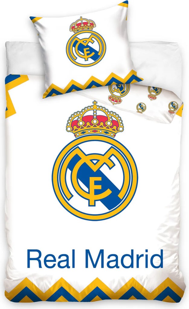 Real Madrid Champions ágyneműhuzat 140×200cm, 70×90 cm