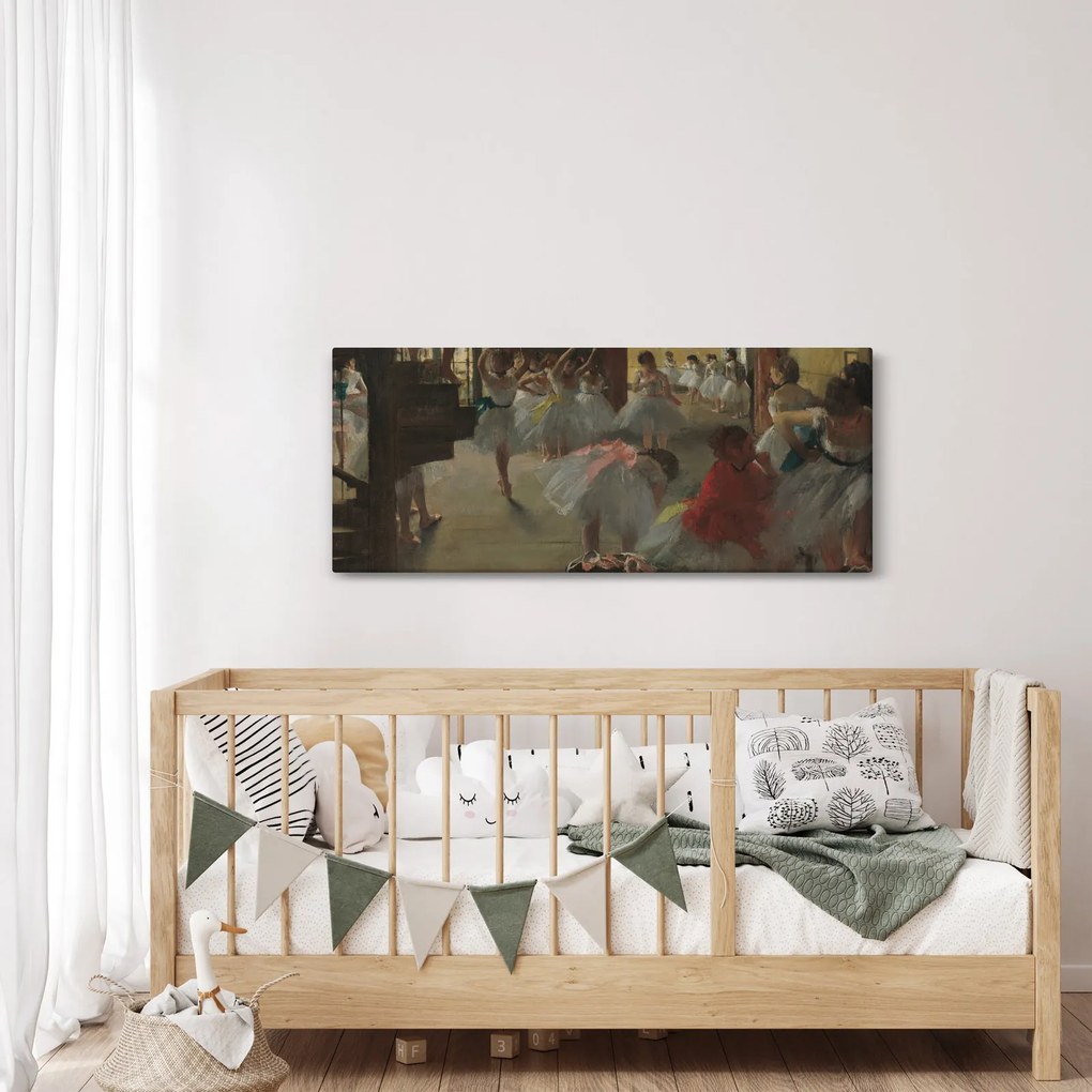 Kép - Edgar Degas, The Dance Class, reprodukciók (120x50 cm)