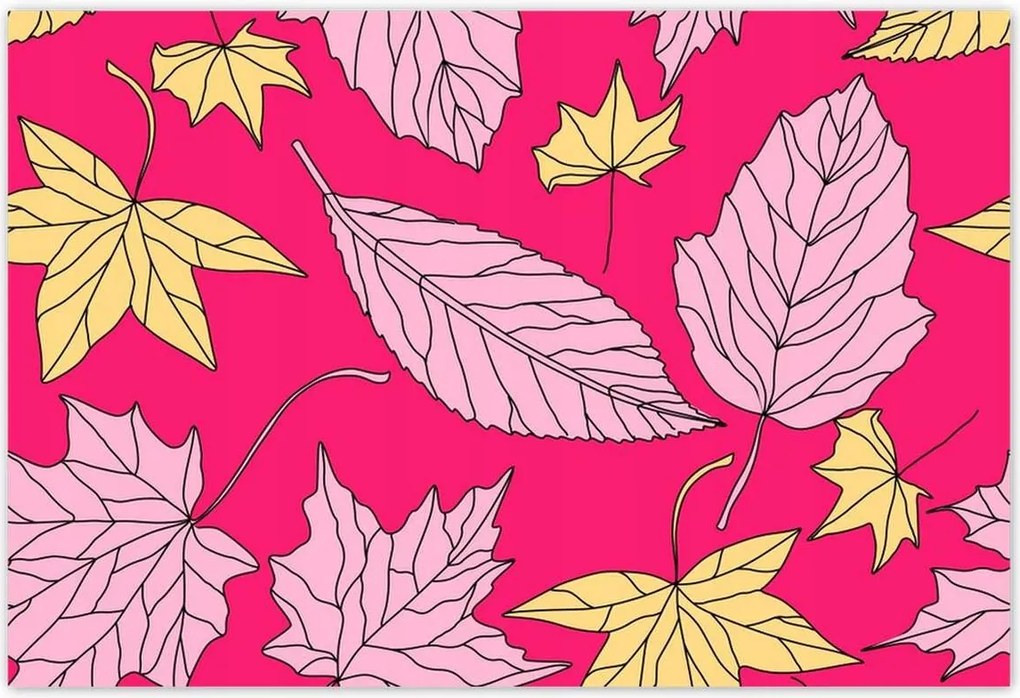 Poszterek 200x135 Modern szárított levelek