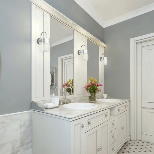 Rabalux 2194 - NIAGARA fürdőszobai fali lámpa 1xE14/40W/230V IP44 króm