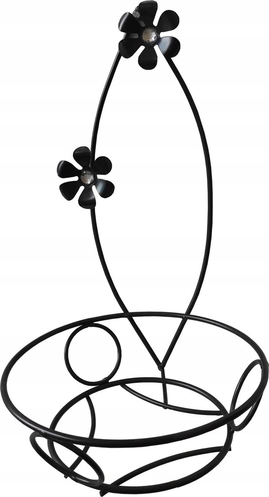 Fém fali virágtartó gyöngyökkel