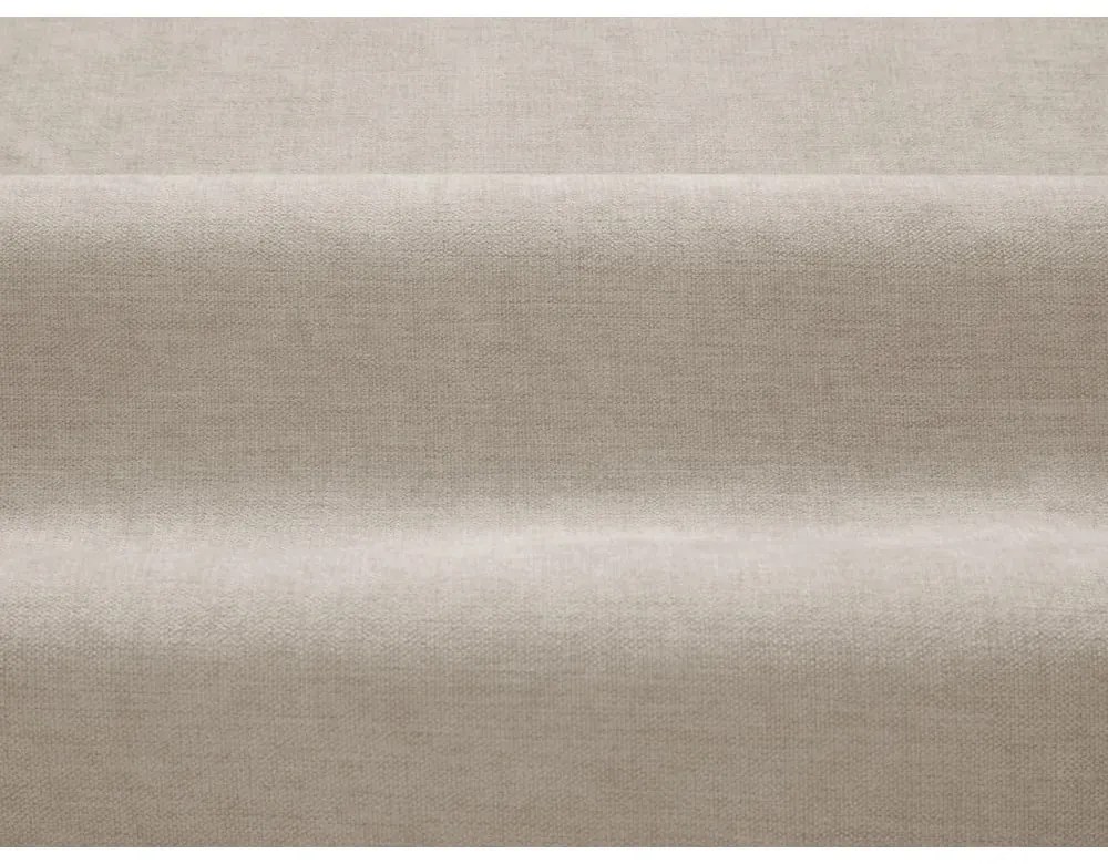 Krémszínű kárpitozott ágyneműtartós franciaágy ágyráccsal 180x200 cm Juno – Windsor &amp; Co Sofas