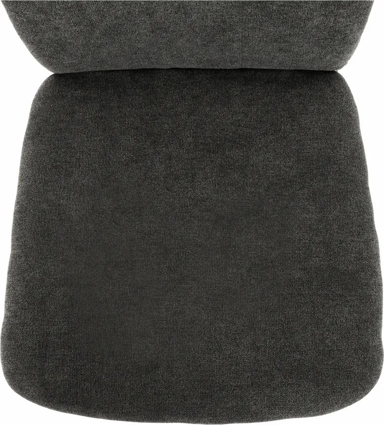 Étkezőszék, szürkésbarna szövet/króm, OLIVA NEW