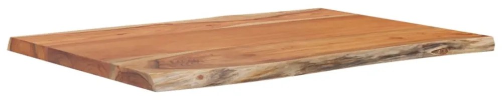 tömör akácfa téglalap alakú asztallap 50x40x2,5 cm