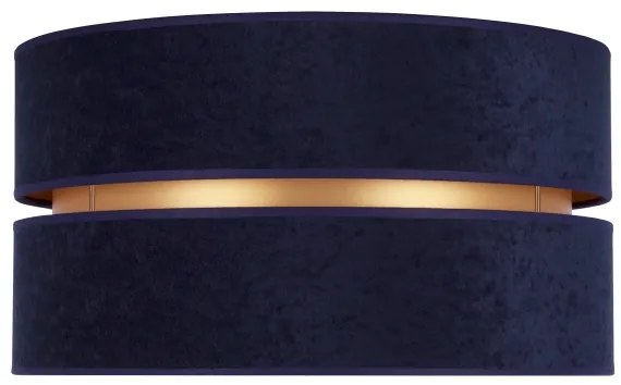 Duolla - Mennyezeti lámpa DUO 1xE27/15W/230V átm. 40 cm kék/arany