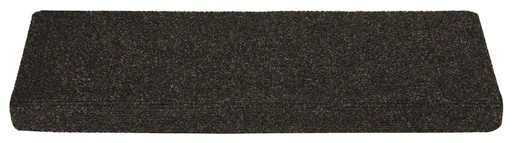 30 db sötétszürke öntapadó lépcsőszőnyeg 65x21x4 cm