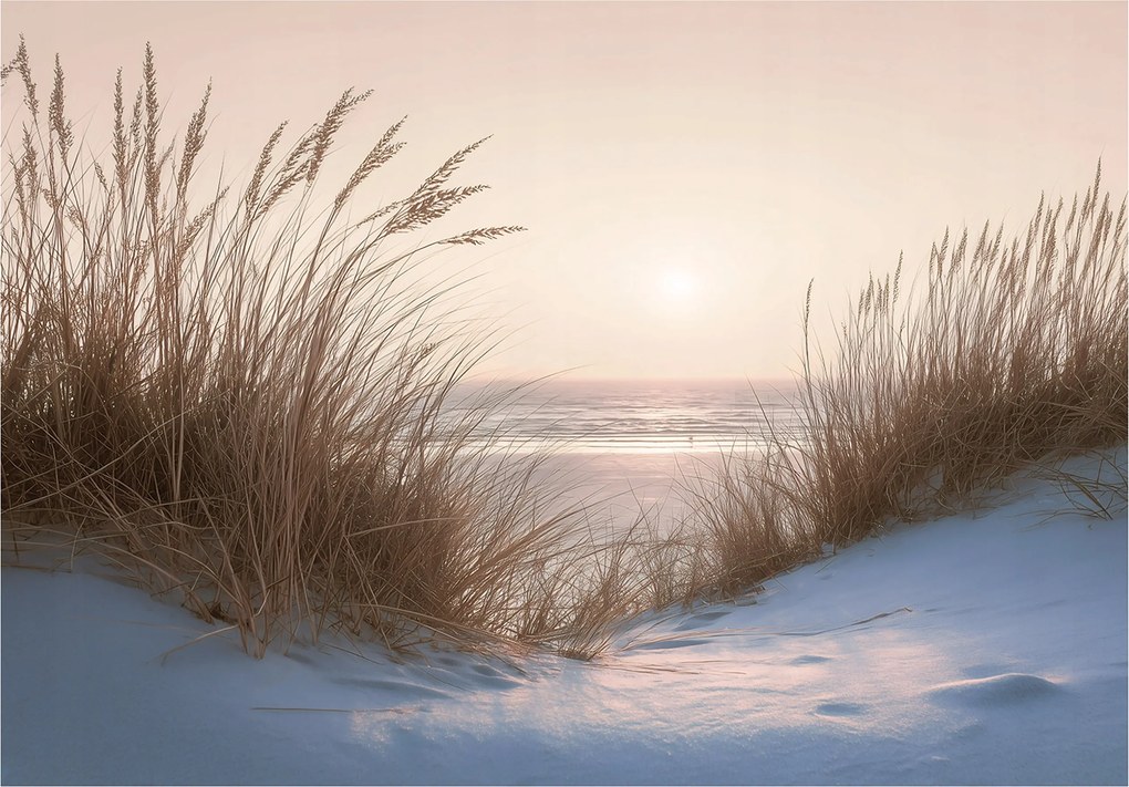 Fotótapéta Tengerpart 3D Hálószoba Nappali Tapéta Flizelina 150x105