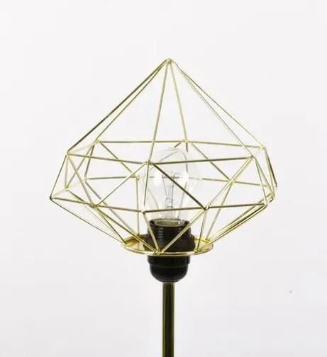 Arany Gyémánt drót lámpabúra alumínium E27